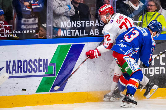 Oskarshamns Matias Sointu och Timrås Sebastian Ohlsson