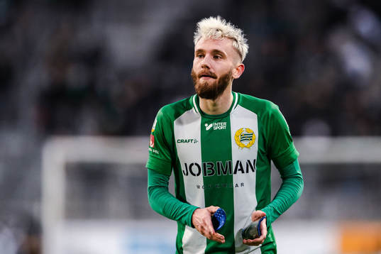Hammarbys Simon Sandberg deppar
