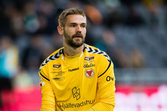 Kalmars målvakt Lucas Hägg-Johansson