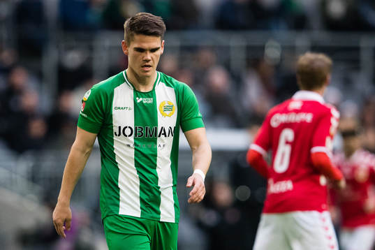 Hammarbys Vidar Örn Kjartansson deppar