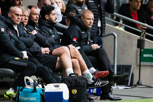 Hammarbys assisterande tränare Joachim Björklund,