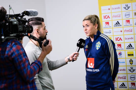 Olivia Schough of the Swedish women national football team