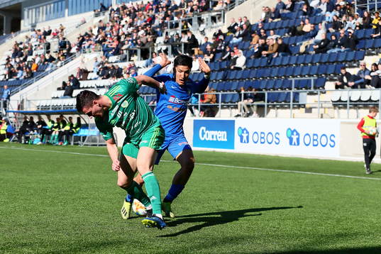 Bodens Sebastian Shafei Åman och Linköpings Moshtaq Ahmadi
