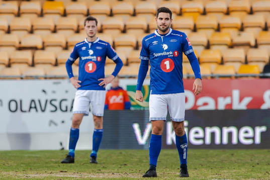 Eirik Valla Dønnem of Ranheim looks dejected
