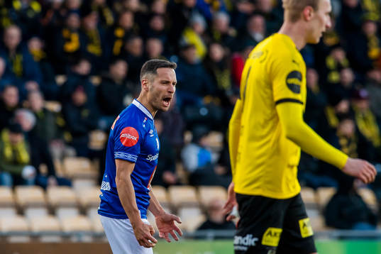 Mads Reginiussen of Ranheim looks dejected