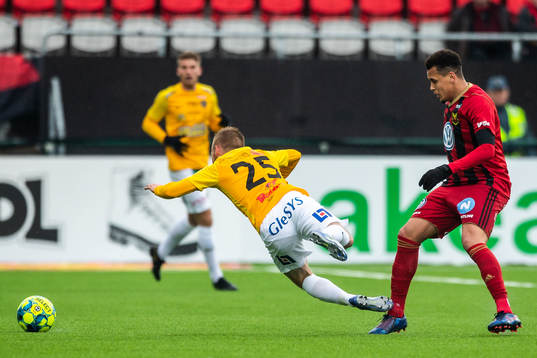 Falkenbergs Tobias Englund och Östersunds Ravel Ryan