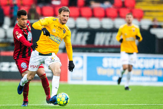 Östersunds Ravel Ryan Morrison och Falkenbergs Karl