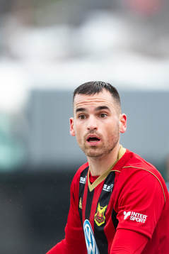 Östersunds Dino Islamovic reagerar