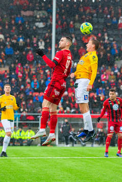 Östersunds Dino Islamovic och Falkenbergs Johan