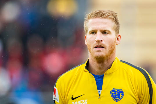Falkenbergs målvakt Hampus Nilsson