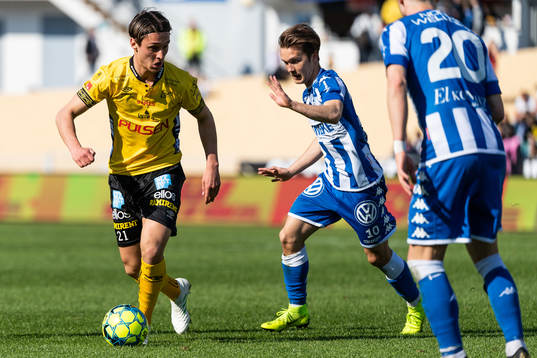 Elfsborgs Jonathan Levi och IFK Göteborgs Patrik Karlsson