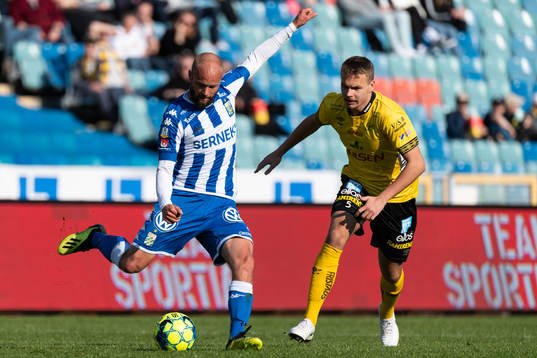 IFK Göteborgs Robin Söder och Elfsborgs Gustav Henriksson