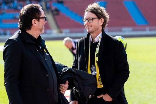Elfsborgs klubbchef Stefan Andreasson och ordförande Sune