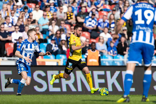 Elfsborgs Frederik Holst och IFK Göteborgs Victor