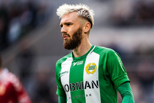 Hammarbys Simon Sandberg deppar
