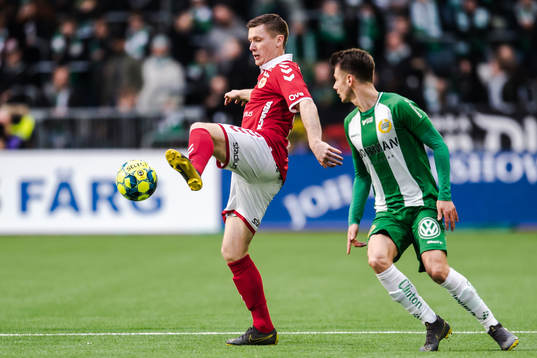 Kalmars Victor Agardius och Hammarbys Alexander Kacaniklic