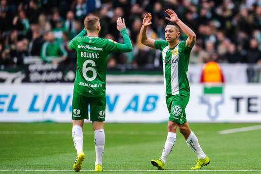 Hammarbys Nikola Djurdjic jublar