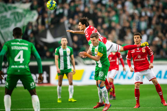 Hammarbys Jeppe Andersen och Kalmars Mahmoud Eid
