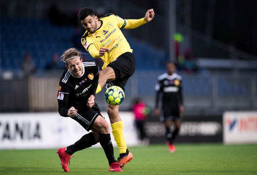 Syrianskas Anders Bååth och Frejs Pedro Ribeiro