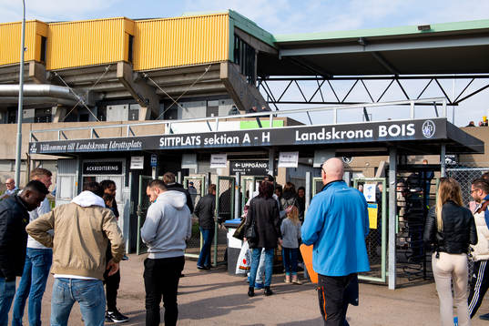 Entrén till Landskrona IP