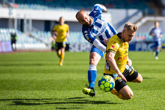 IFK Göteborgs Robin Söder och Elfsborgs Simon Strand