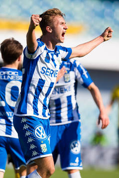 IFK Göteborgs Benjamin Nygren jublar