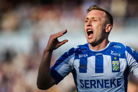 IFK Göteborgs Sebastian Ohlsson jublar