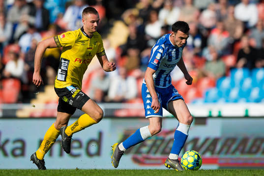 Elfsborgs Stian Rode Gregersen och IFK Göteborgs Giorgi