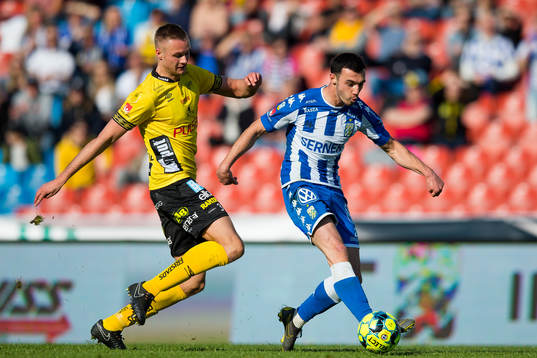 Elfsborgs Stian Rode Gregersen och IFK Göteborgs Giorgi