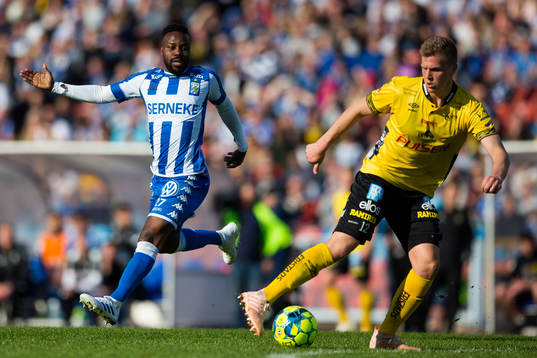 IFK Göteborgs Nzuzi Toko och Elfsborgs Per Frick