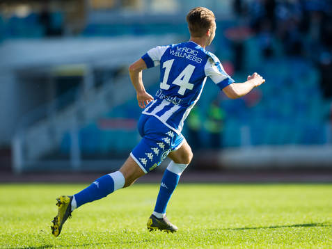 IFK Göteborgs Benjamin Nygren jublar