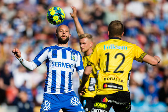 IFK Göteborgs Robin Söder och Elfsborgs Joakim Nilsson