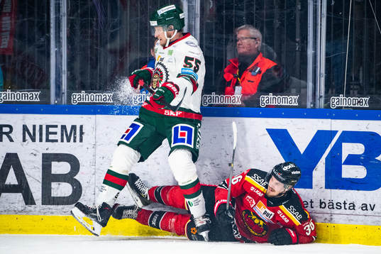 Frölundas David Printz och Luleås Emil Larsson