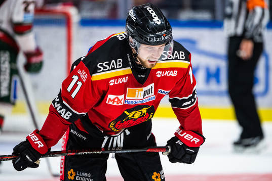Luleås Petter Emanuelsson deppar
