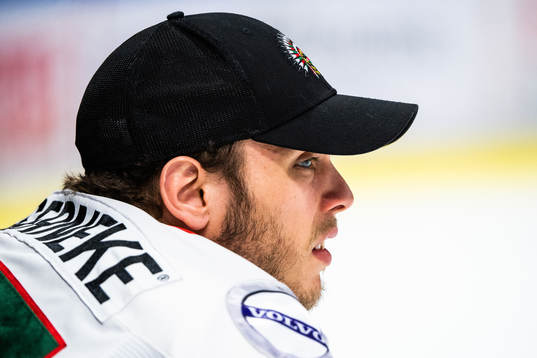 Frölundas målvakt Johan Gustafsson