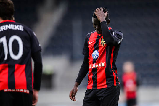 Brommapojkarnas Eric Johana Omondi deppar