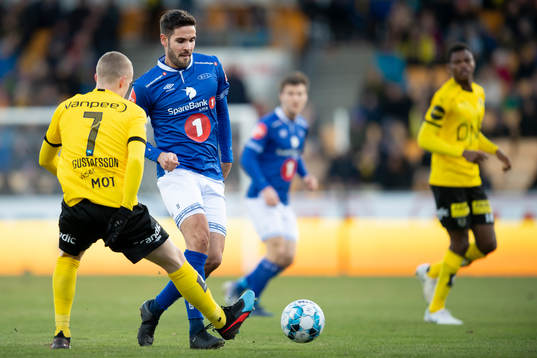 Daniel Gustavsson of Lillestrøm and Eirik Valla Dønnem of