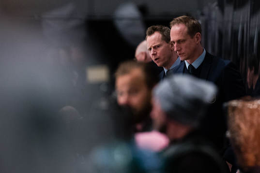 Djurgårdens tränare Robert Ohlsson och assisterande