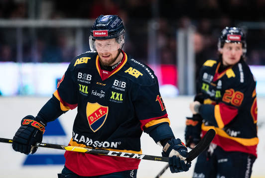 Djurgårdens Petteri Wirtanen och Dennis Svensson deppar