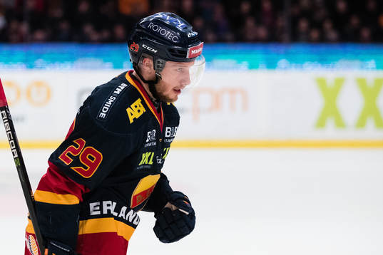 Djurgårdens Sebastian Strandberg deppar
