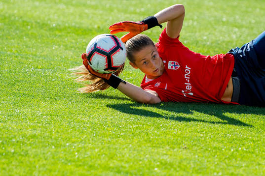 Goalkeeper Cecilie Fiskerstrand of Norway