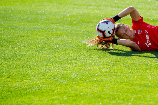 Goalkeeper Cecilie Fiskerstrand of Norway