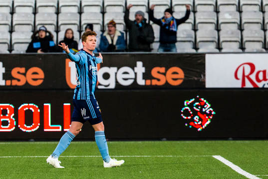 Djurgårdens Aslak Witry jublar
