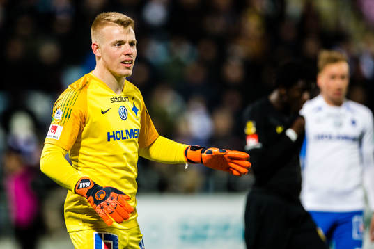 IFK Norrköpings målvakt Isak Pettersson