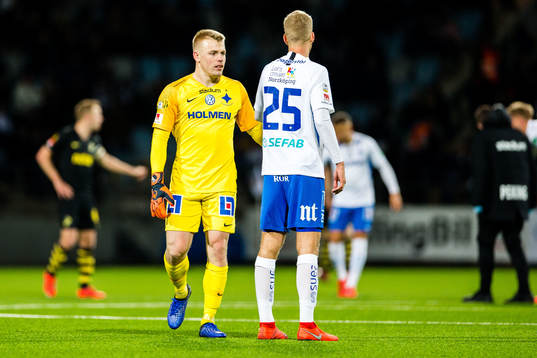 IFK Norrköpings målvakt Isak Pettersson