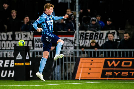 Djurgårdens Aslak Witry jublar