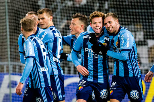 Djurgårdens Aslak Witry jublar