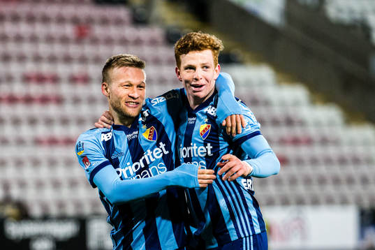 Djurgårdens Aslak Witry jublar