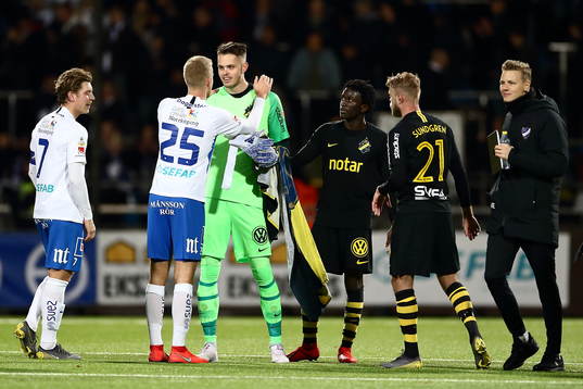 IFK Norrköpings Filip Dagerstål och Alexander Fransson,