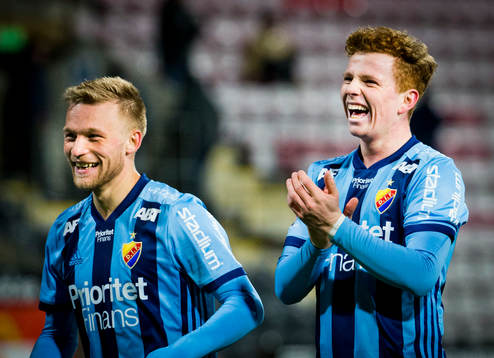 Djurgårdens Aslak Witry jublar